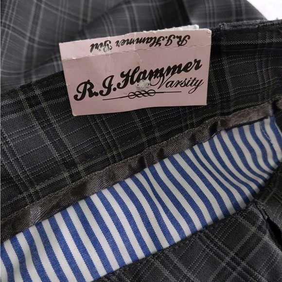 6x 👯♀️Host Pick⚡️R.J. Hammer Varsity Chequered Pants - Picture 6 of 11